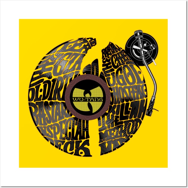 WUTANG  VINYL EXCLUSIVE DESIGN Wall Art by arxitrav